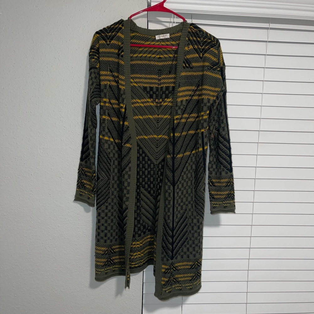Open sweater